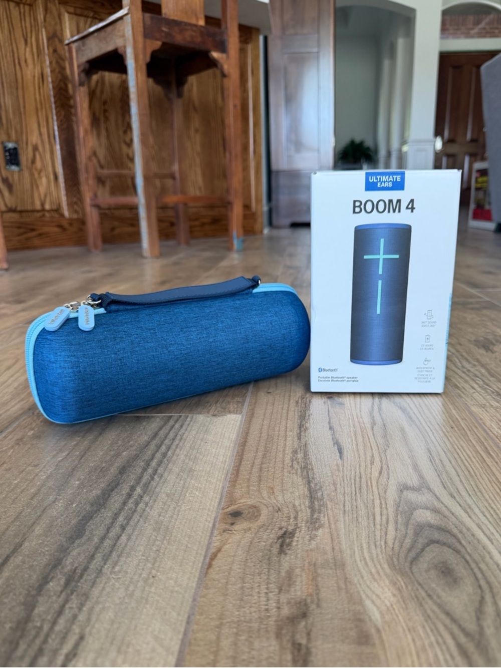 NIB Ultimate Ears Boom 4 Portable Waterproof Bluetooth Speaker & Hard Shell Case
